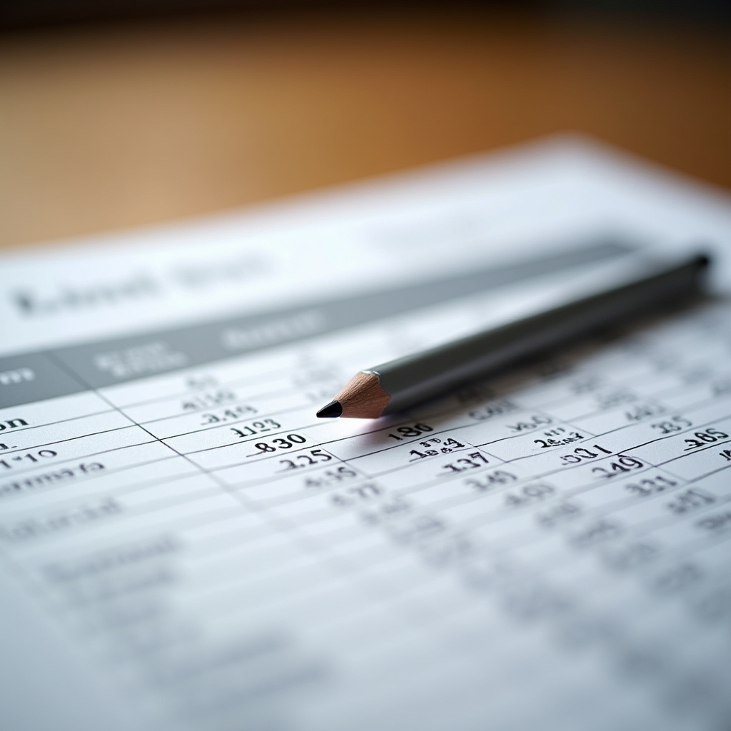 Close-up of a detailed construction cost comparison table showing price ranges for materials across Croatian counties